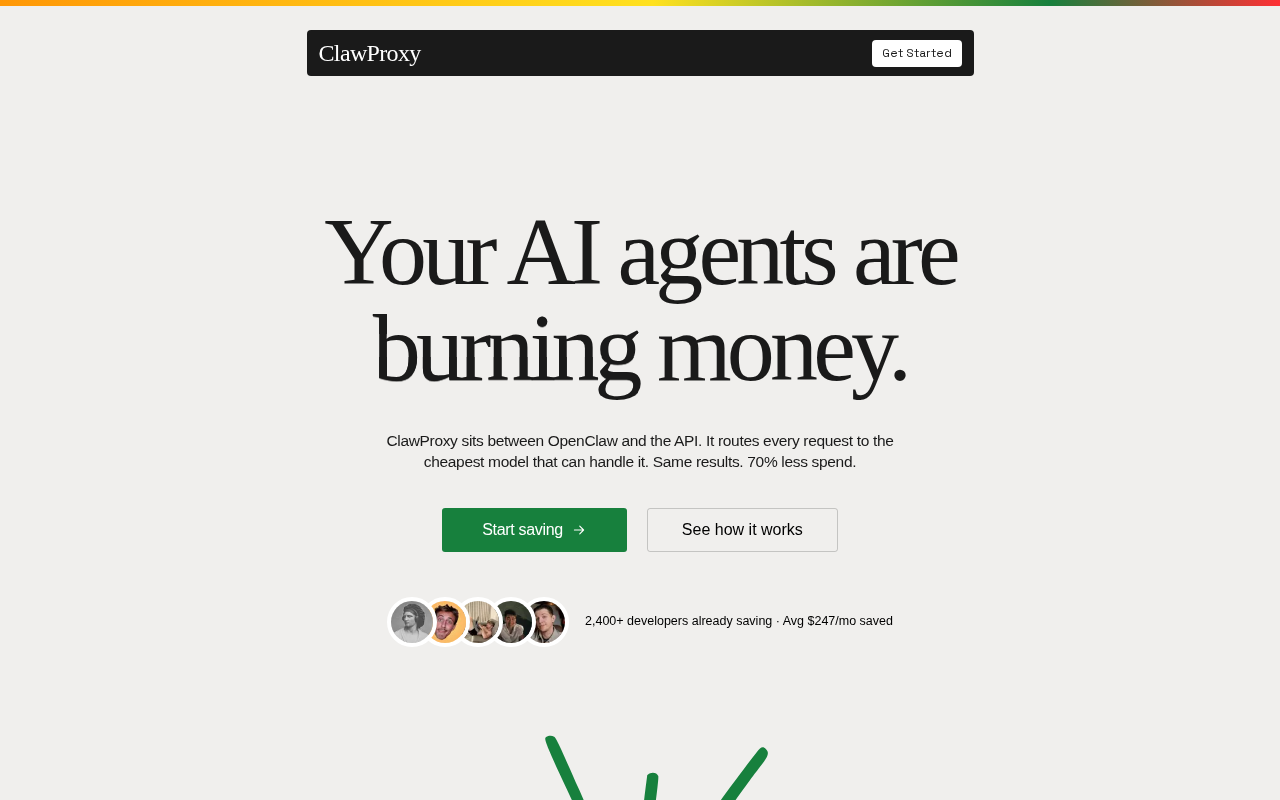 ClawProxy — Infrastructure tool screenshot