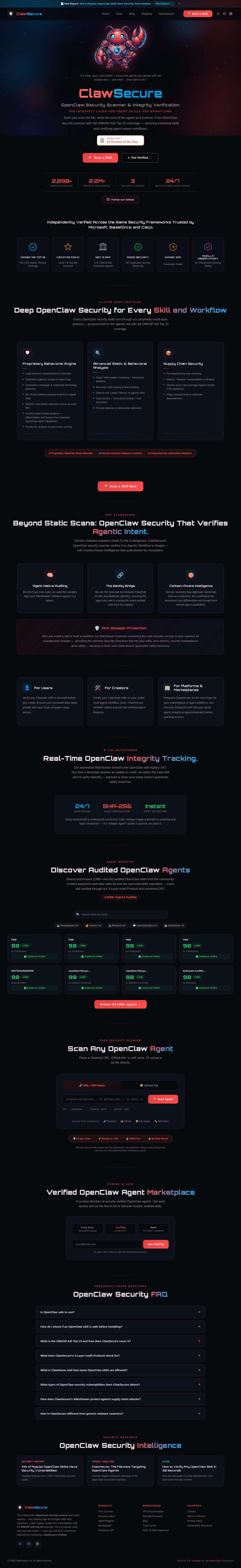 ClawSecure — Security tool for openclaw.ai